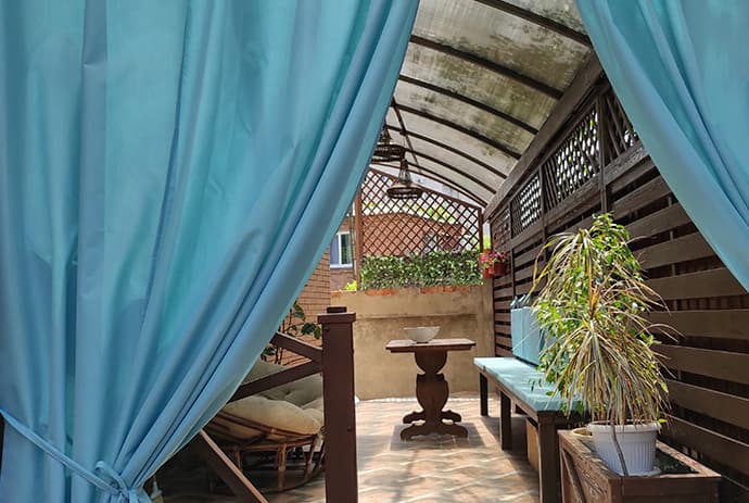 Уличные шторы