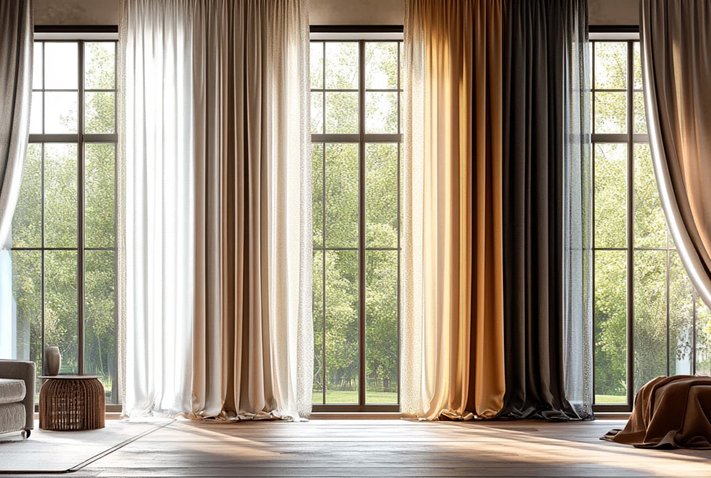 Идеальная длина штор: как выбрать правильно для любого интерьера