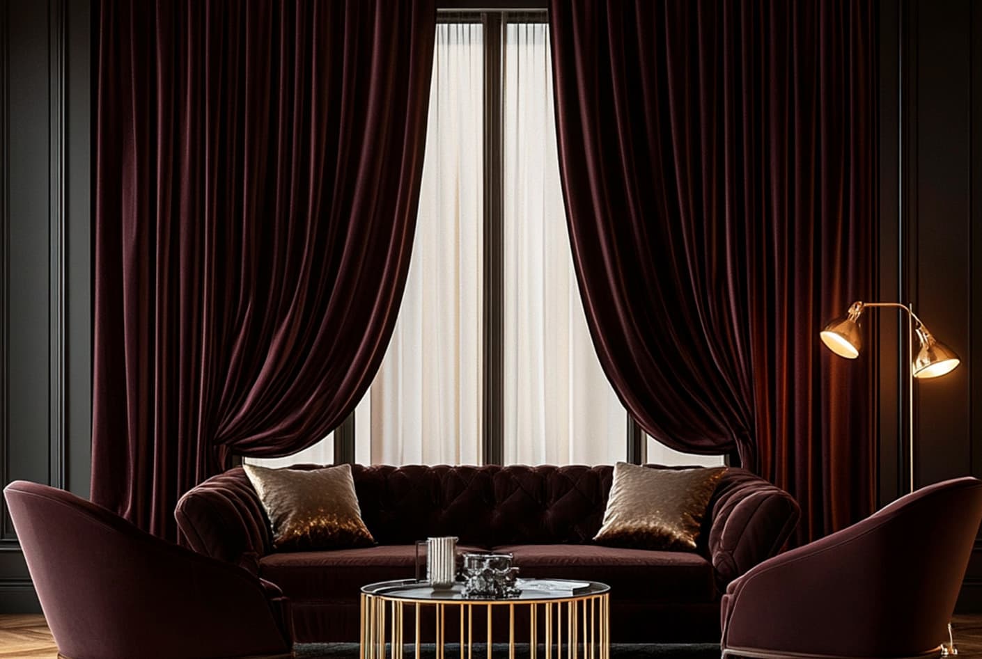 Бархатные шторы в интерьере снова в тренде: как создать элегантный и роскошный стиль