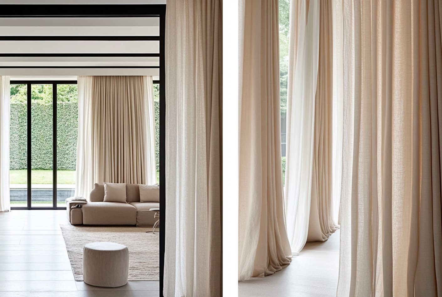 Шторы для низких потолков: правила выбора и распространенные ошибки